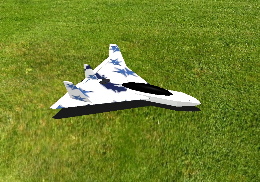 MC Mini delta RC plane model for Absolute RC Simulator
