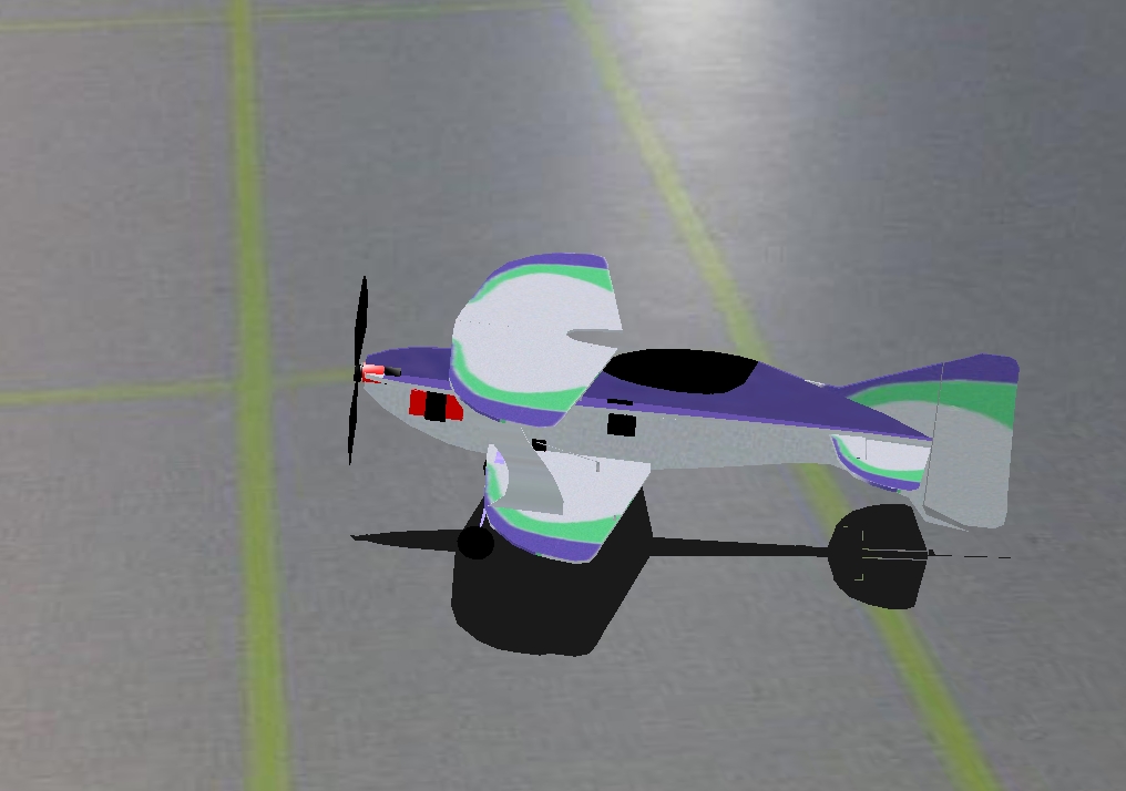 MC Tiburon-bipe-7-2 RC plane model for Absolute RC Simulator