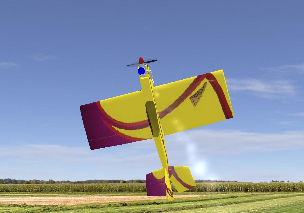 MC Twist 3D 40 RC plane model for Absolute RC Simulator