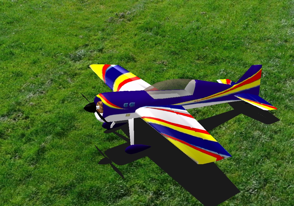 MC YAK54 E RC plane model for Absolute RC Simulator