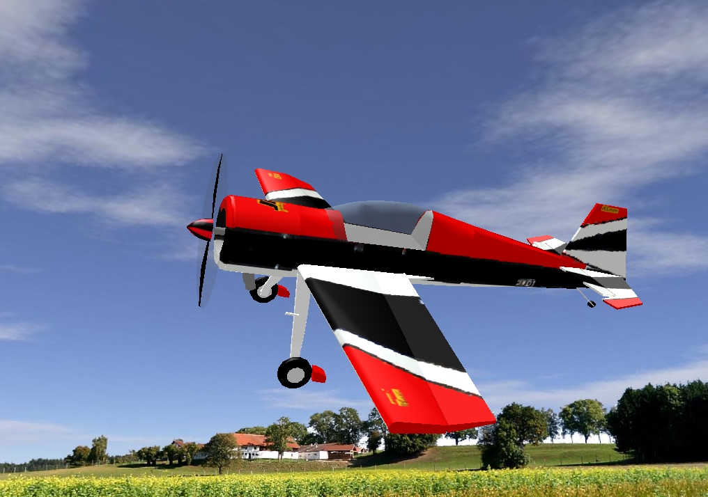 MC Yak Sukhoi RC plane model for Absolute RC Simulator
