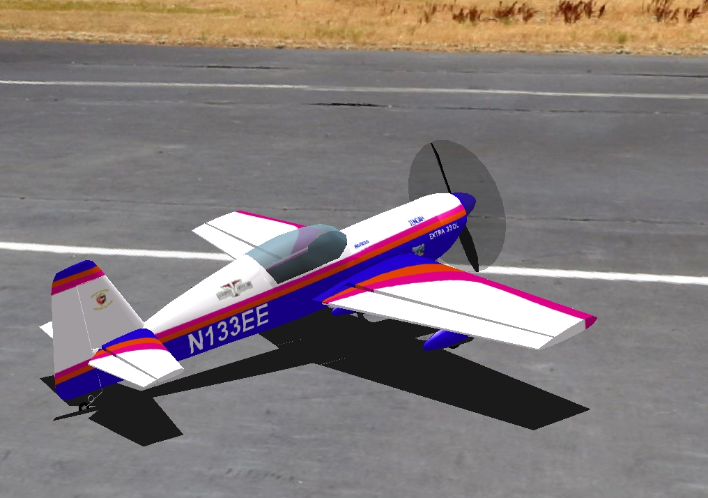 MC_Extra 330L RC plane model for Absolute RC Simulator